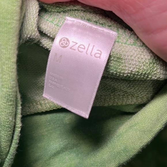 Zella green tie-dye, long sleeve, top size medium - Picture 6 of 9